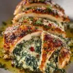 Spinach Artichoke Stuffed Chicken