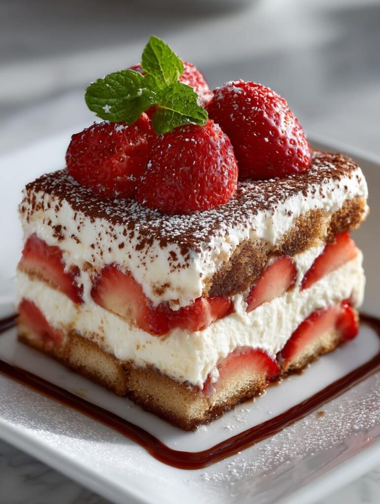 Strawberry Tiramisu
