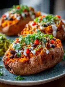 Stuffed Sweet Potatoes with