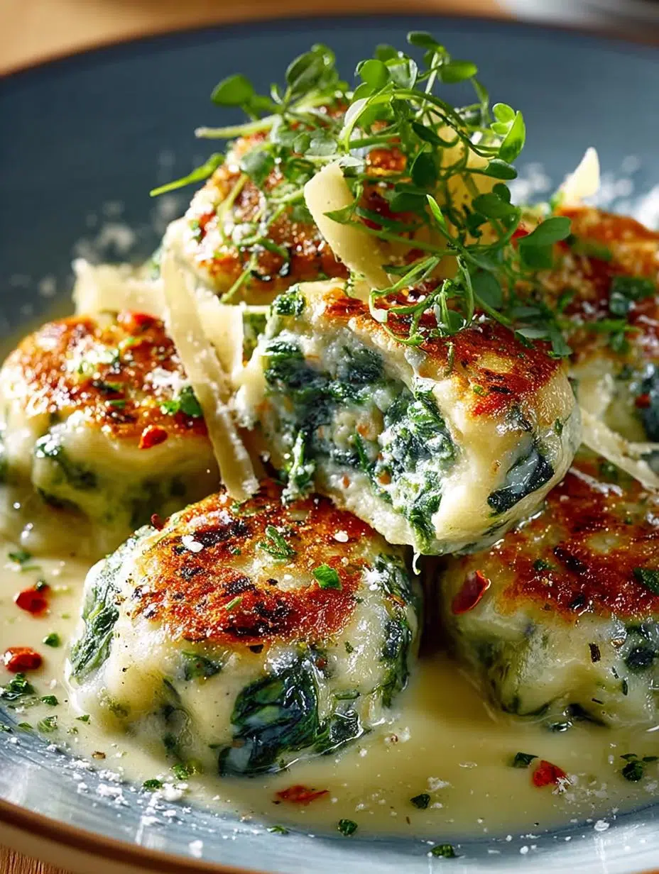 Sudtiroler Spinach Dumplings with Butter & Parmesan Bliss - Sudtiroler Spinach Dumplings with - additional detail