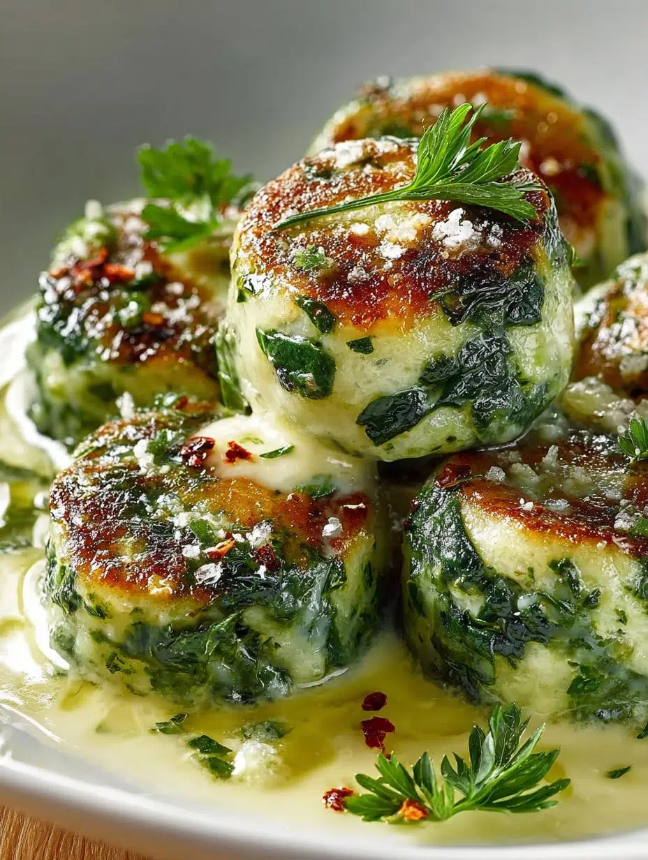 Sudtiroler Spinach Dumplings with