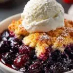 Sugar Cookie Berry Cobbler
