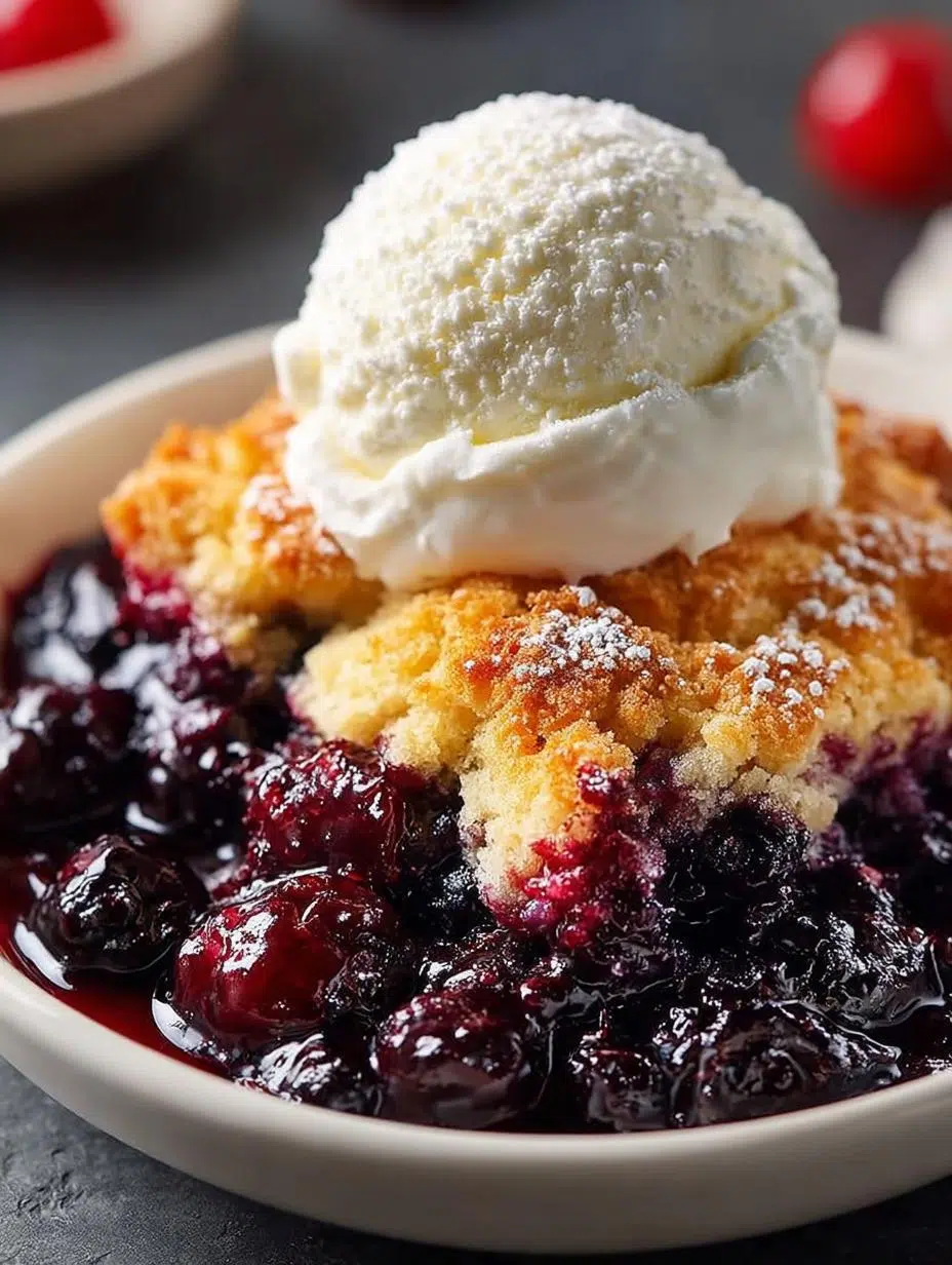 Sugar Cookie Berry Cobbler