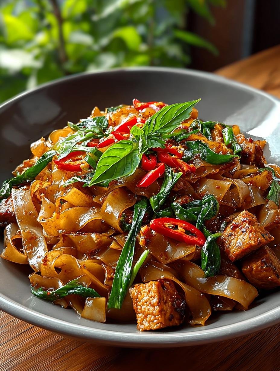 Savory Thai Drunken Noodles: A Flavorful Delight 1 Thai Drunken Noodles