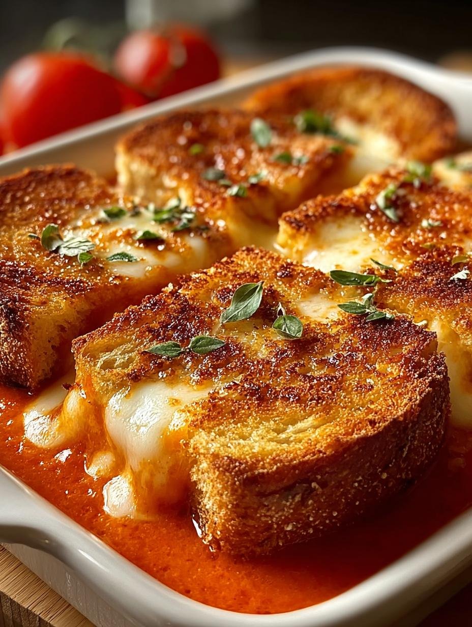 Tomato Soup Grilled Cheese: A Cozy Casserole Delight 2 Tomato Soup Grilled Cheese: A Cozy Casserole Delight - Tomato Soup Grilled Cheese - main visual representation