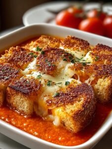 Tomato Soup Grilled Cheese
