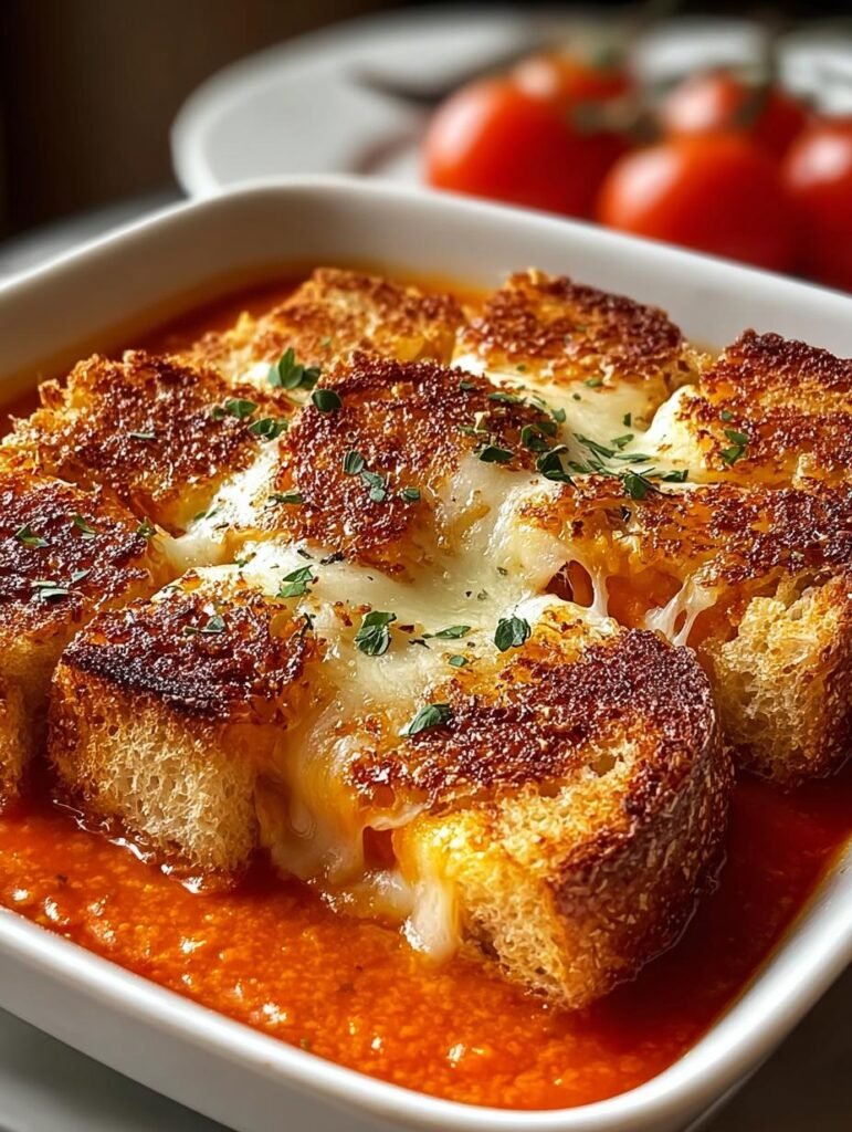 Tomato Soup Grilled Cheese