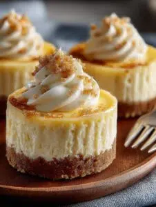 Vanilla Custard Cheesecake Cups
