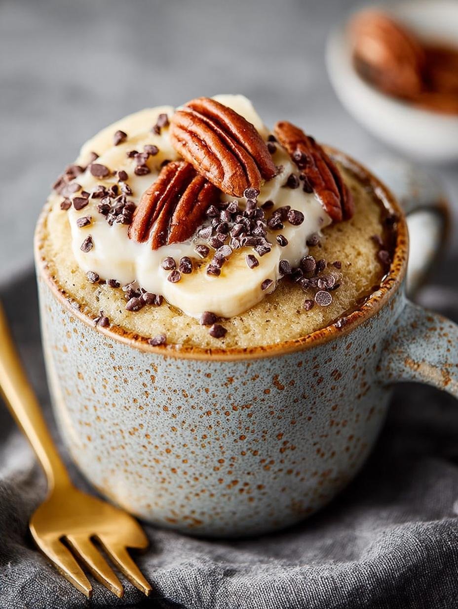 Vegan Banana Mug Cake: 5-Minute Delight for One - Vegan Banana Mug Cake - additional detail