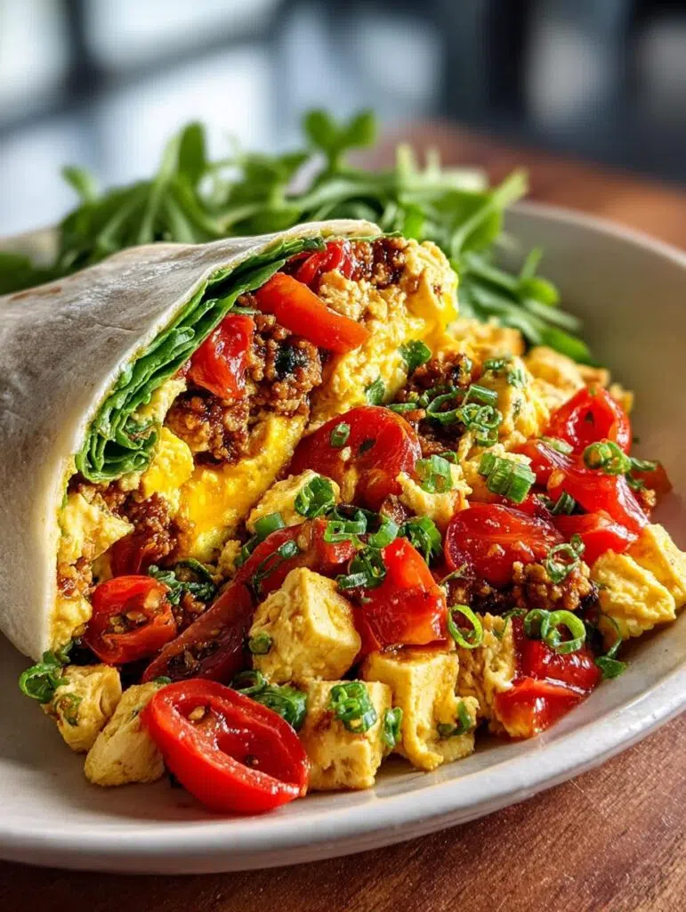 Vegan Tofu Scramble Breakfast