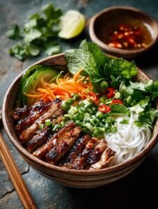 Vietnamese Grilled Pork Noodle Bowl: 10 Flavorful Secrets 8 Vietnamese Grilled Pork Noodle