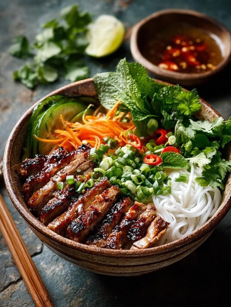 Vietnamese Grilled Pork Noodle
