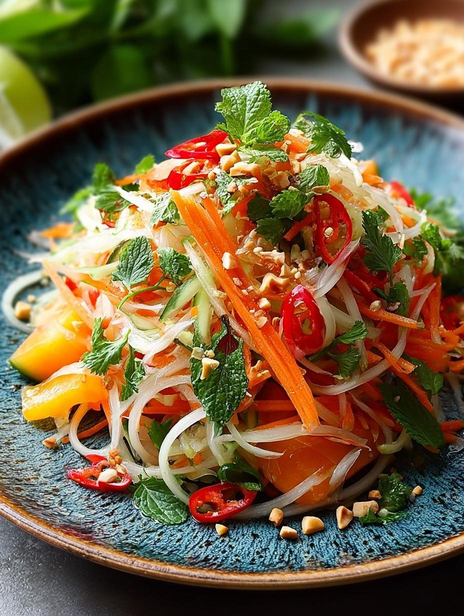 Vietnamese Papaya Salad: 7 Refreshing Ways to Enjoy It - Vietnamese Papaya Salad - main visual representation