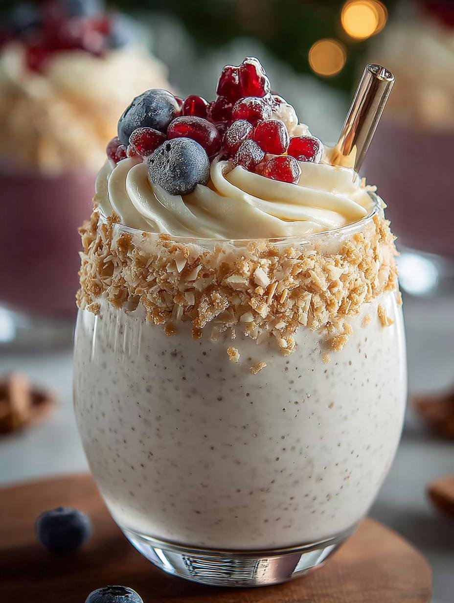 Winter Wonderland Smoothie: 5 Minutes to Frosty Bliss - Winter Wonderland Smoothie - additional detail