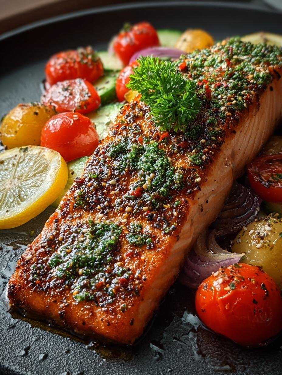 Zaatar Garlic Salmon: 5 Irresistible Ways to Enjoy It - Zaatar Garlic Salmon - additional detail