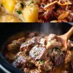 Easy and delicious dump and go crockpot dinners for lazy meal prep.