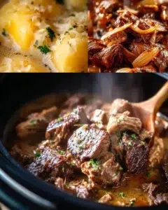 Easy and delicious dump and go crockpot dinners for lazy meal prep.