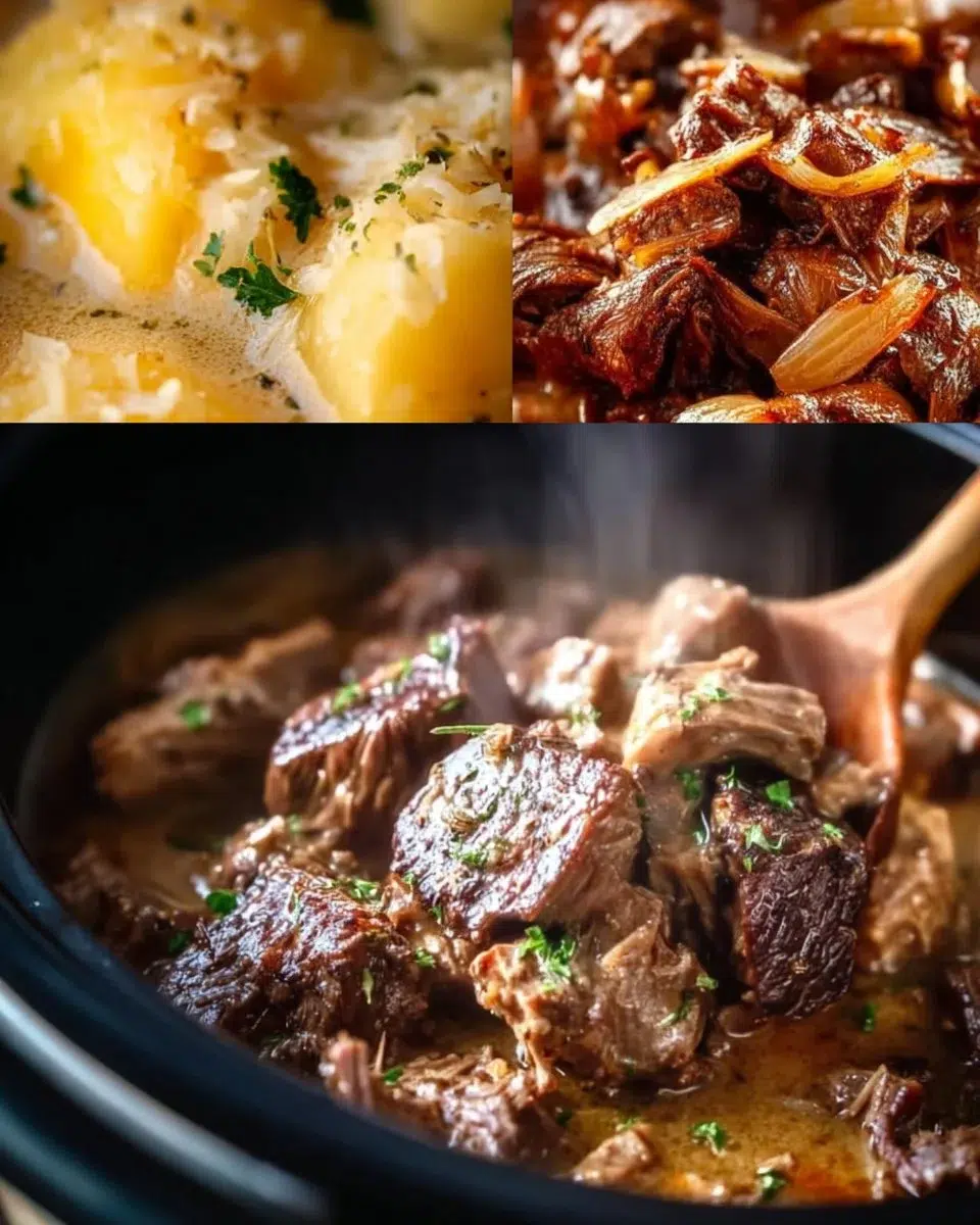 Easy and delicious dump and go crockpot dinners for lazy meal prep.
