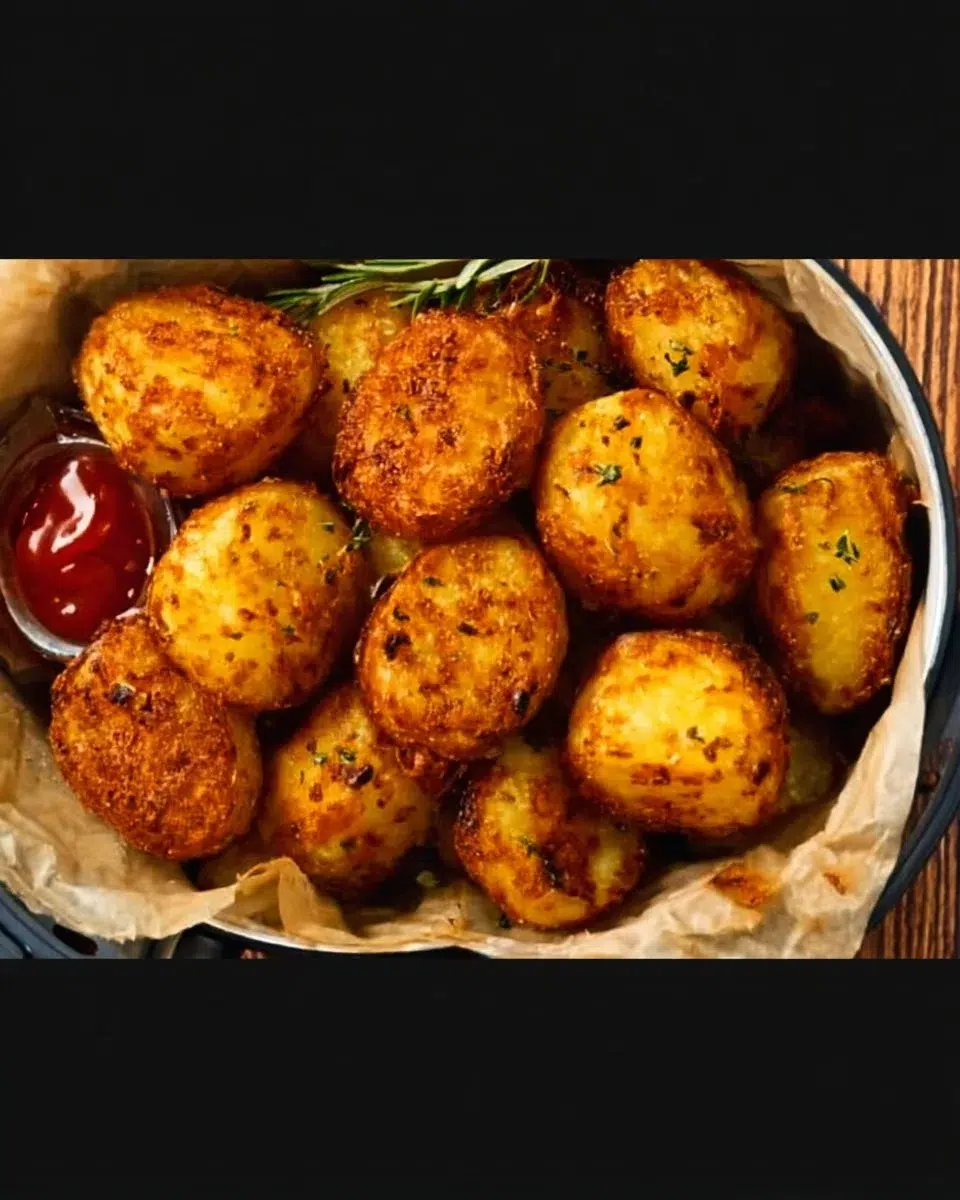 Air fryer side dish recipes with a variety of fresh vegetables and seasonings