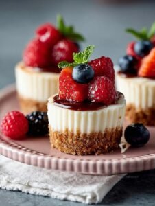 Bake Mini Cheesecakes
