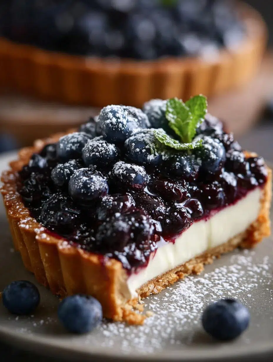 Delicious Blueberry Mascarpone Tart Recipe to Savor - Blueberry Mascarpone Tart - main visual representation