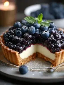 Blueberry Mascarpone Tart