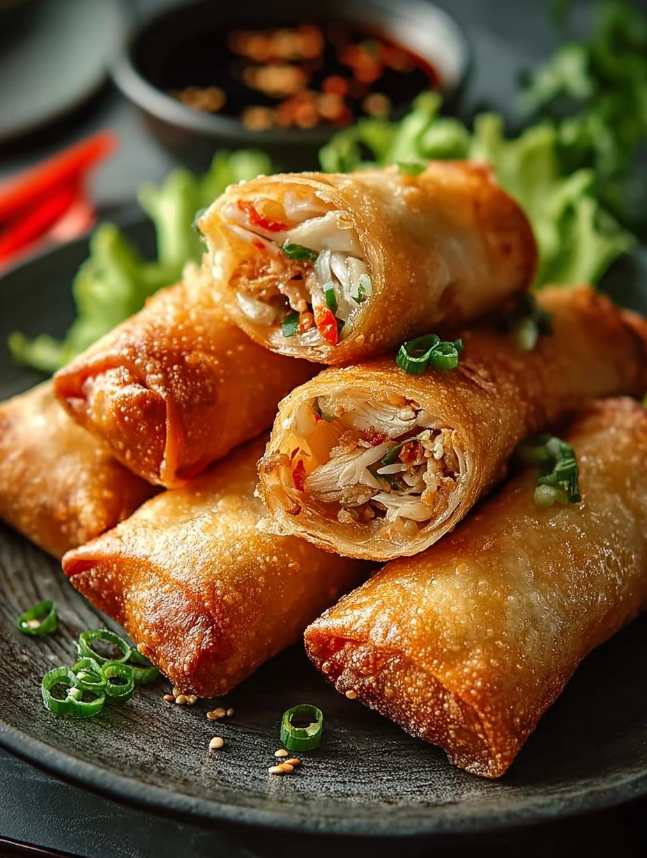 Cantonese Chicken Egg Roll