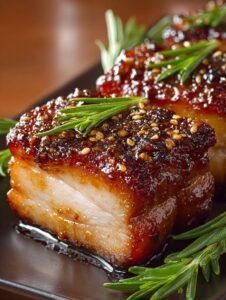 Caramelized Honey Glazed Pork