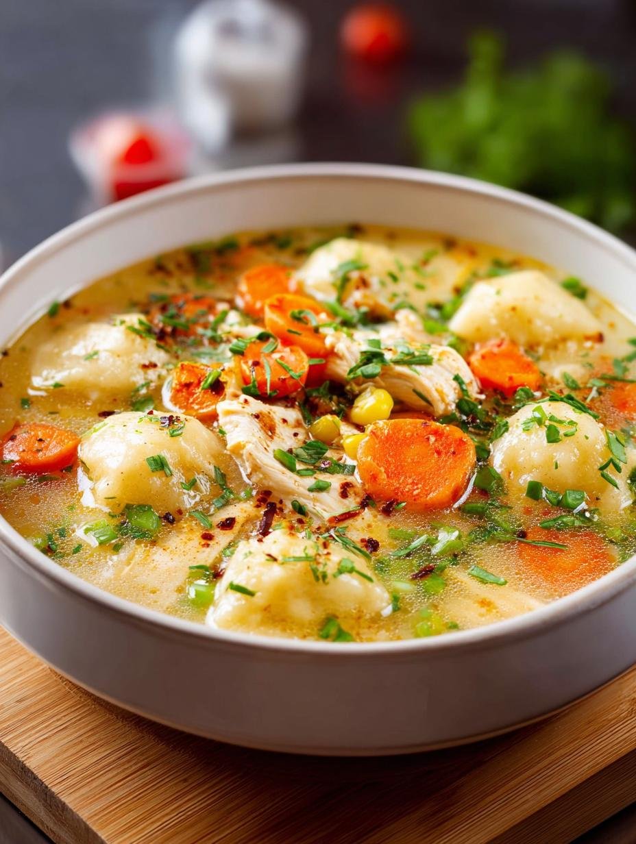 Hearty Chicken Dumpling Soup: 5 Comforting Recipes - Chicken Dumpling Soup - additional detail