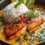 Coconut Miso Salmon Curry