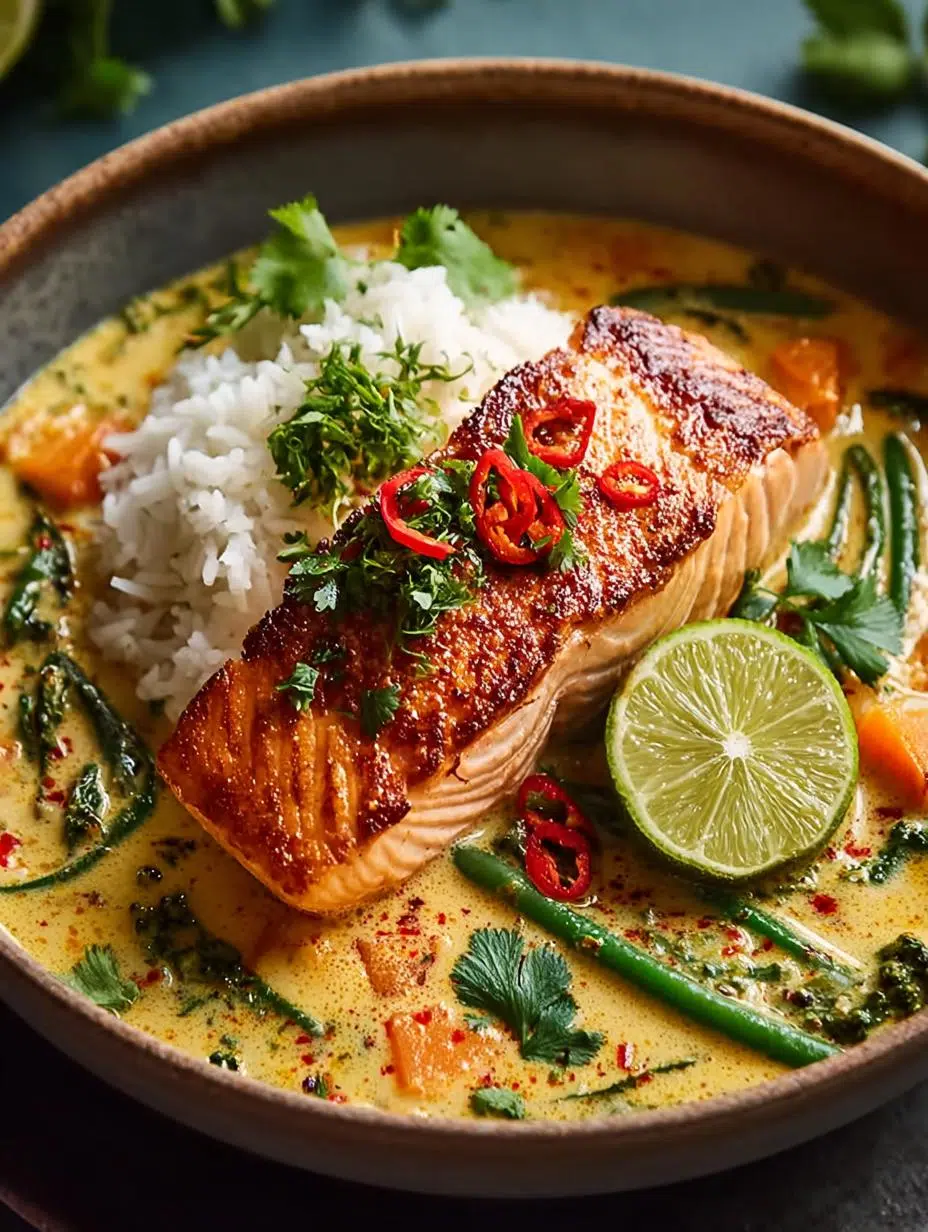 Coconut Miso Salmon Curry: A 30-Minute Flavor Delight - Coconut Miso Salmon Curry - additional detail