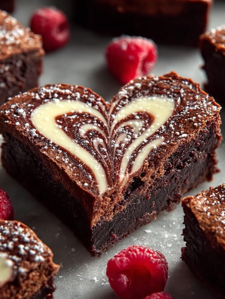 Heart Shaped Brownies