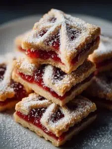 Indulgent Linzer Bars Sweet