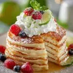 Key Lime Pie Pancakes