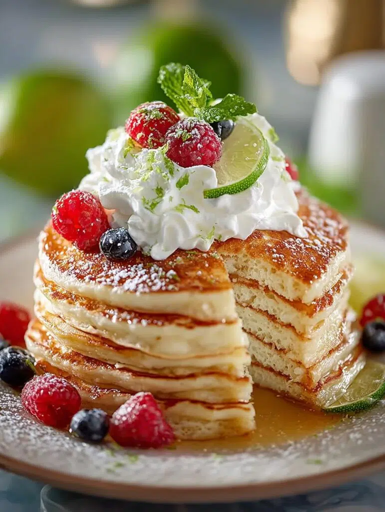 Key Lime Pie Pancakes