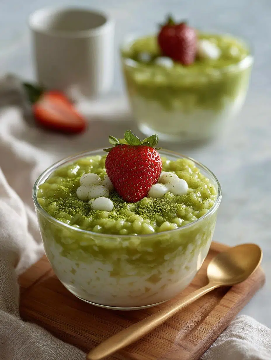 Matcha Rice Pudding: 5 Reasons to Indulge in This Delightful Treat - Matcha Rice Pudding - main visual representation