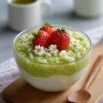 Matcha Rice Pudding