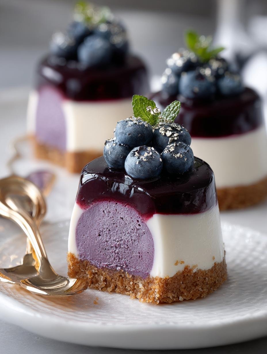 Mini Blueberry Mousse Cakes: 12 Irresistible Bites - Mini Blueberry Mousse Cakes - main visual representation