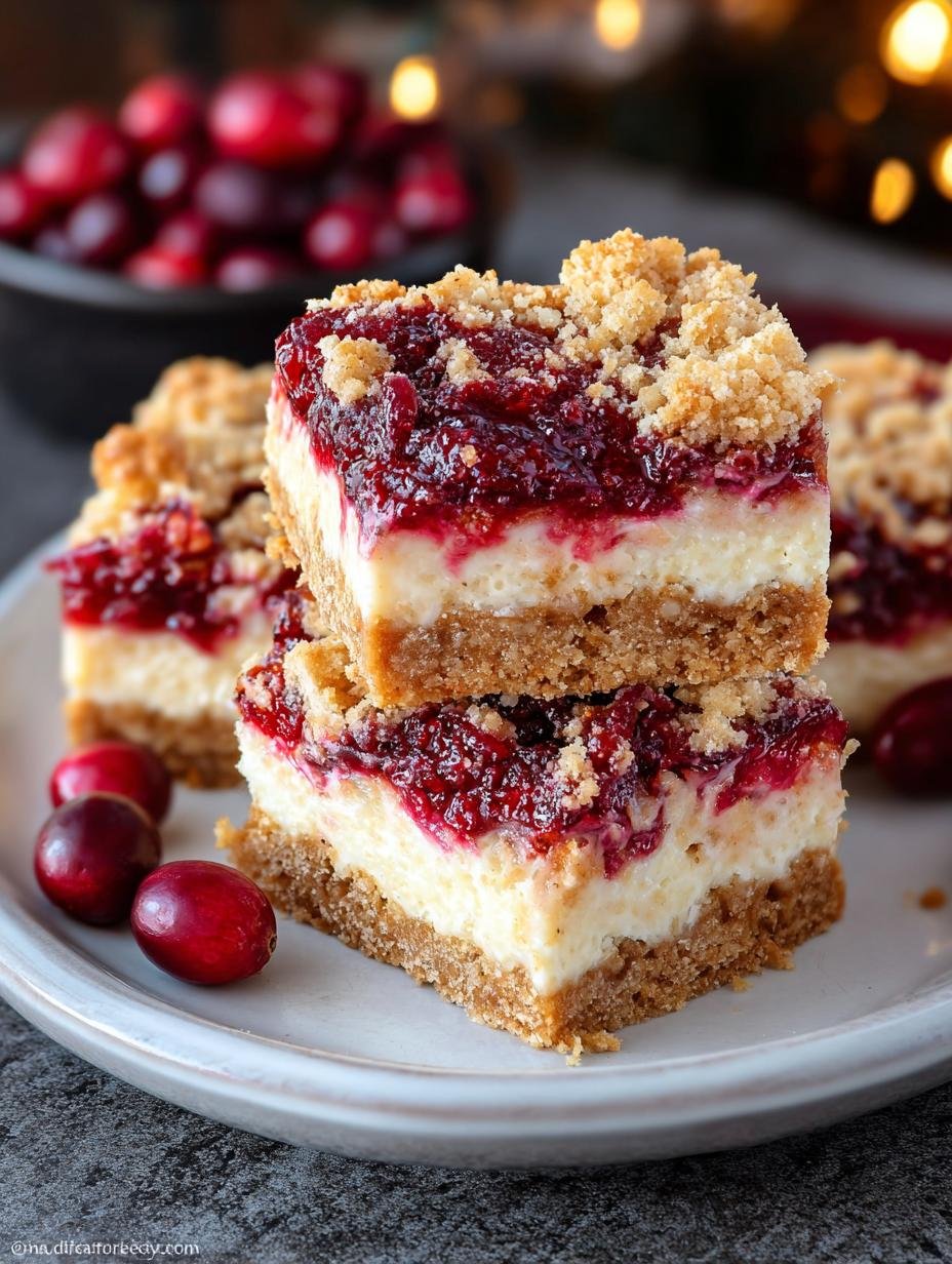 Oatmeal Cranberry Cheesecake Bars: 7 Reasons to Indulge - Oatmeal Cranberry Cheesecake Bars - additional detail
