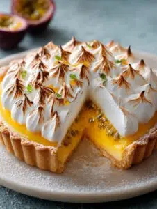 Passionfruit Tart with Toasted