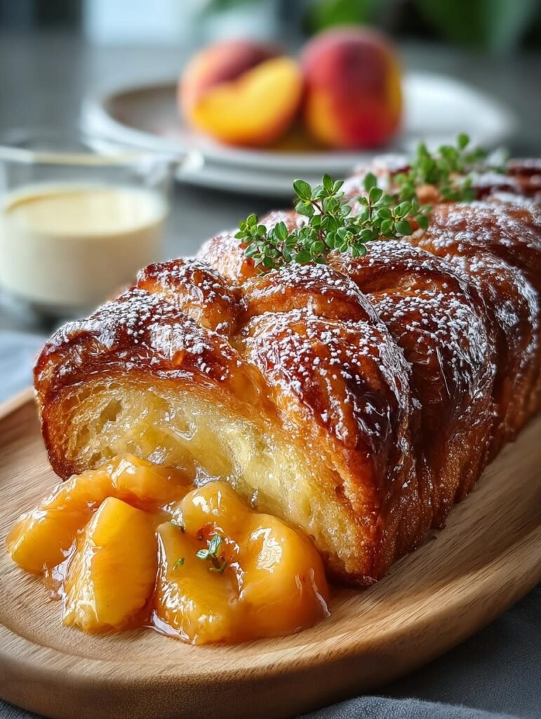 Peach Brioche