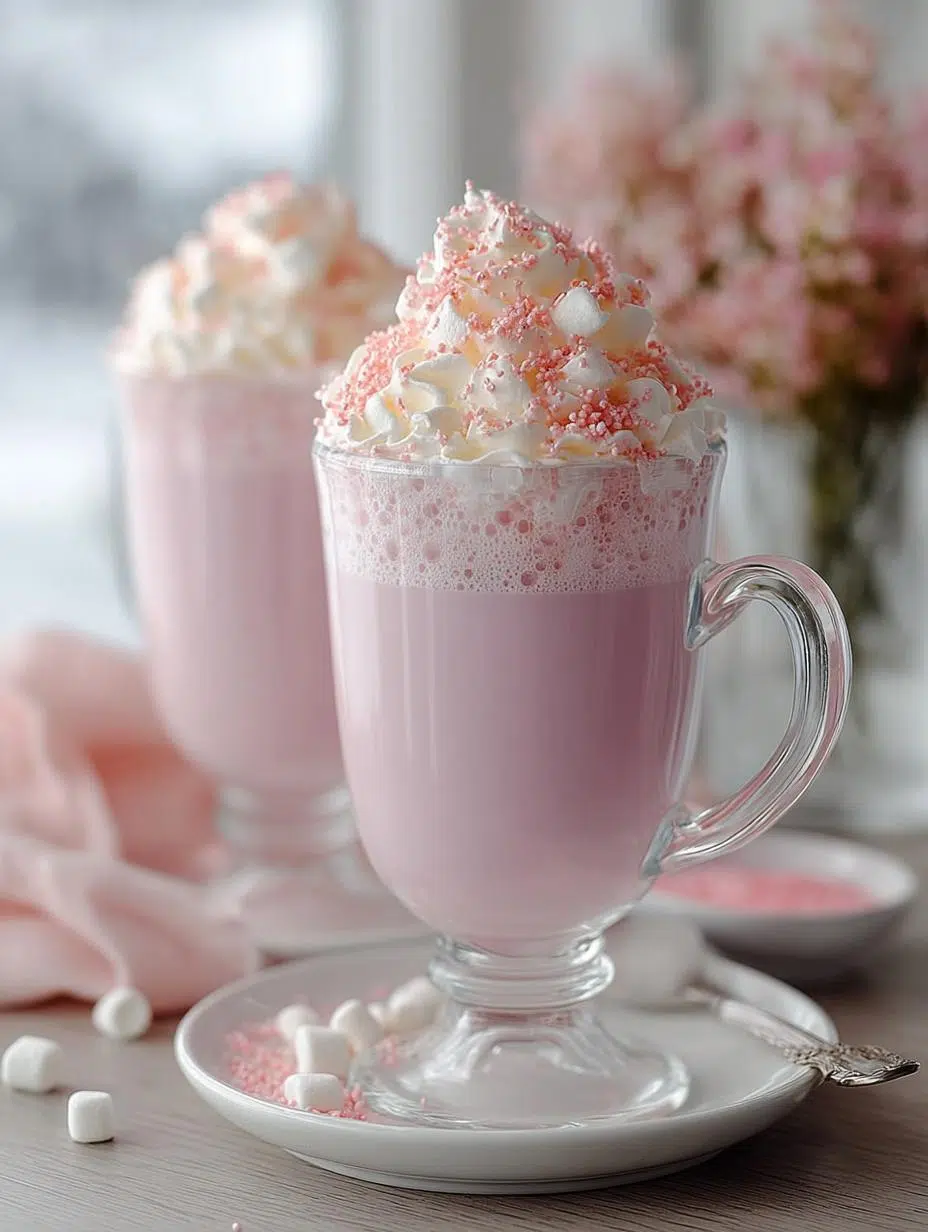 Delicious Pink White Hot Chocolate Recipe for Everyone - Pink White Hot Chocolate - main visual representation