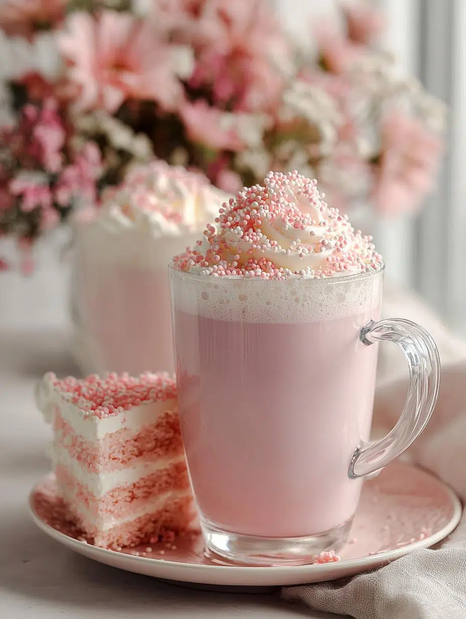 Delicious Pink White Hot Chocolate Recipe for Everyone - Pink White Hot Chocolate - additional detail