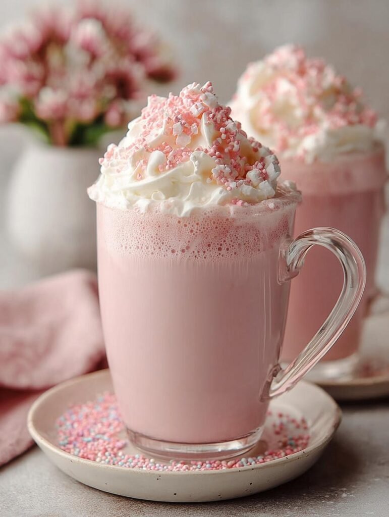 Pink White Hot Chocolate