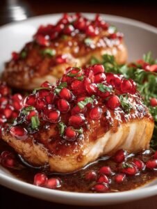 Pomegranate Glazed Chicken with
