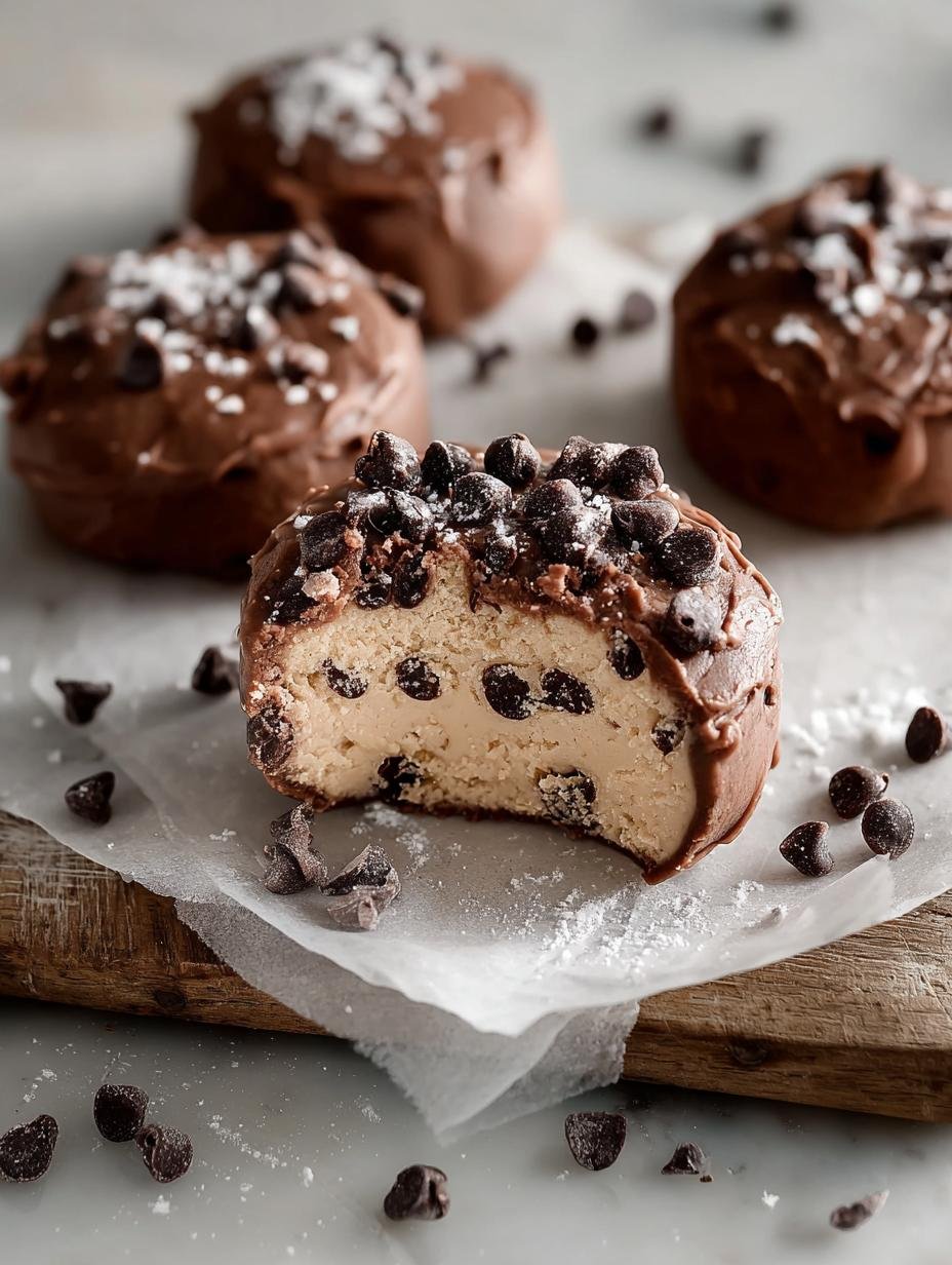 Protein Chocolate Cookie Dough: 7 Irresistible Bites 3 Protein Chocolate Cookie Dough: 7 Irresistible Bites - Protein Chocolate Cookie Dough - additional detail