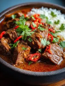 Slow Cooker Indian Beef