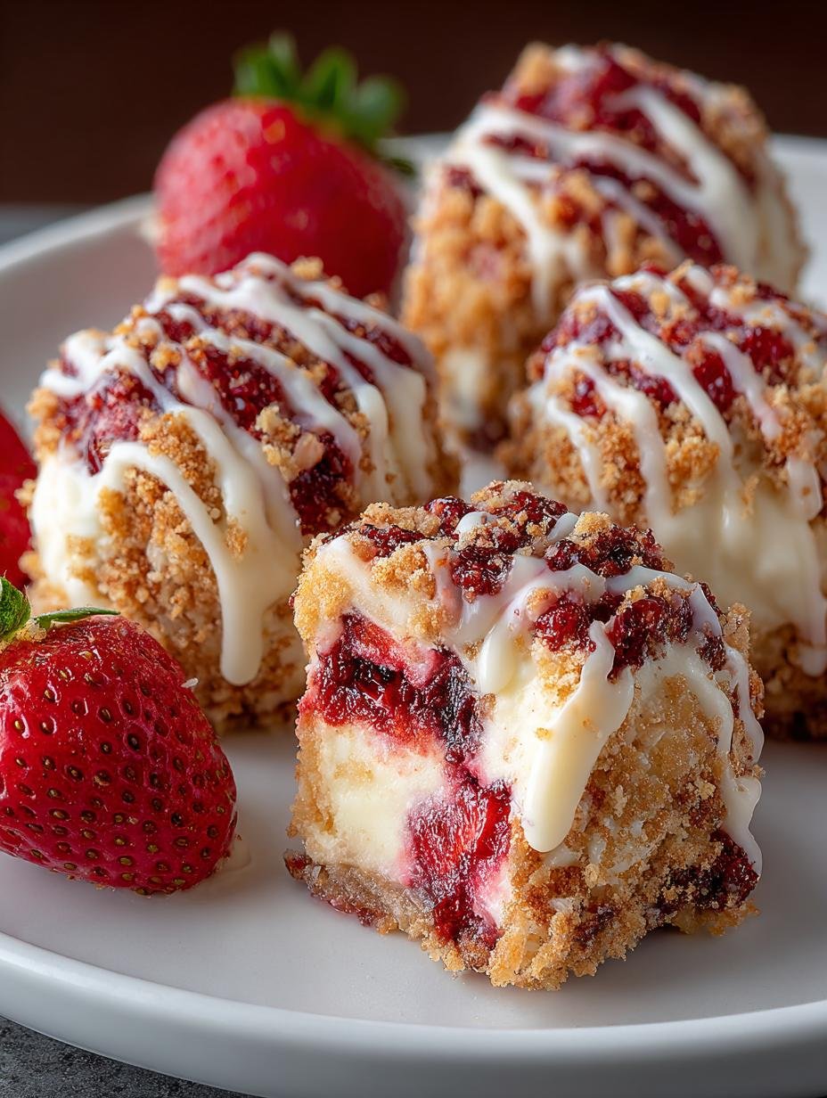 Best Strawberry Cheesecake Crunch Bites for Sweet Moments - Strawberry Cheesecake Crunch Bites - additional detail