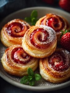 Strawberry Palmiers