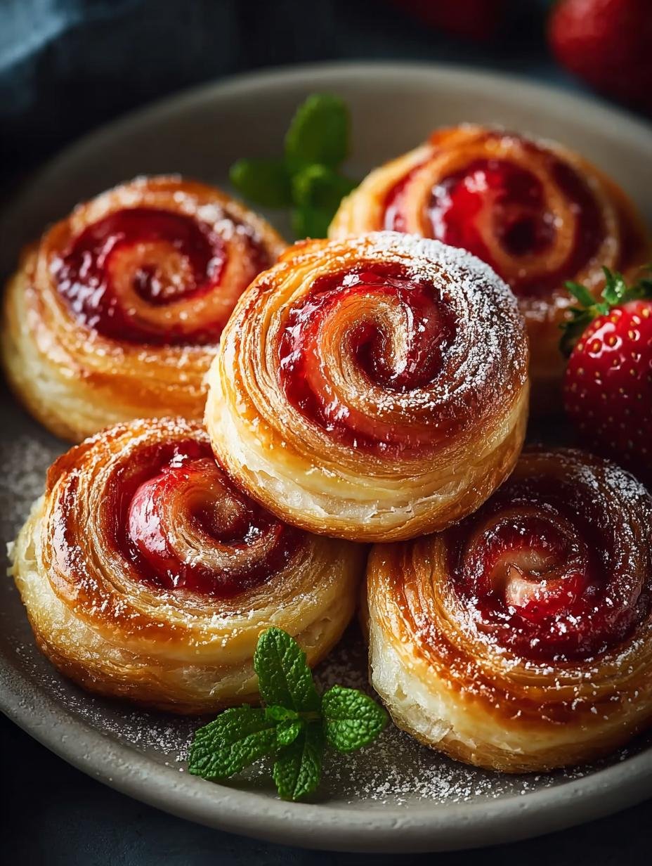 Strawberry Palmiers